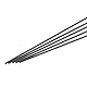 QUARKZMAN Kohlefaserstab, 1,5 mm x 100 mm Kohlefaserstange für RC Flugzeug DIY Basteln Drachen Flügelrohr Quadcopter Arm Reparatur Pack mit 8 Stück