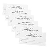 Tofficu 冊 人用支払管理ノート チェック簿 登録帳 行取引記録 軽量耐久プ ファイナンシャルレコード帳