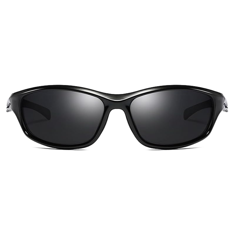 Merciband Okulary sportowe okulary przeciwsłoneczne 2 kolory polaryzacyjne okulary przeciwsłoneczne UV400, unisex sportowe okulary przeciwsłoneczne dla mężczyzn kobiet