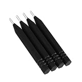 PEPLAYTAL 4 Stück Teiliges Hörgeräte reinigungsset mit Stahlnadel Leichtes Tragbares werkzeug...