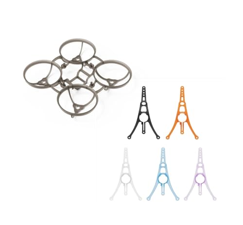 Cadre 65mm Air65 drone FPV matériau PP léger 2.2g pièce réparation avec hélice grise