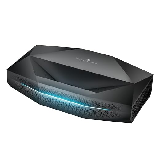 AWOL Aetherion Pro Ultrakurzdistanz Beamer 4K RGB, PixelLock Clarity, 2600 ISO-Lumen, 6000:1 Nativkontrast, 110% Rec.2020, Dolby Vision & Atmos, 1ms Input Lag, Kurzdistanz Beamer 4K Heimkino & Gaming