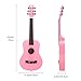 CB SKY 30” Wooden Pink Acoustic Guitar/Girls Gift/Kids Musical Toys/Musical Instrument for age 3-5 5-9