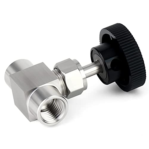 TAISHER 1PCS 304 Stainless Steel Straight Needle Valve 3/8" Female NPT For Flow Control Water Gas Oil With Nipple by TAISHER - Image 7