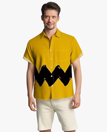 Bowling Shirts for Men Print Short Sleeve Regular Fit Hawaiian Casual Button Down Beach Shirts3