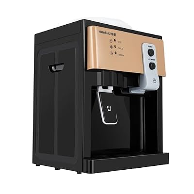 Top Loading Countertop Water Cooler Dispenser, Countertop Water Dispenser, Hot & Cold Water Dispenser, Holds 1.2 to 5 Gallon Bottles for Home/Office/Dormitory Use