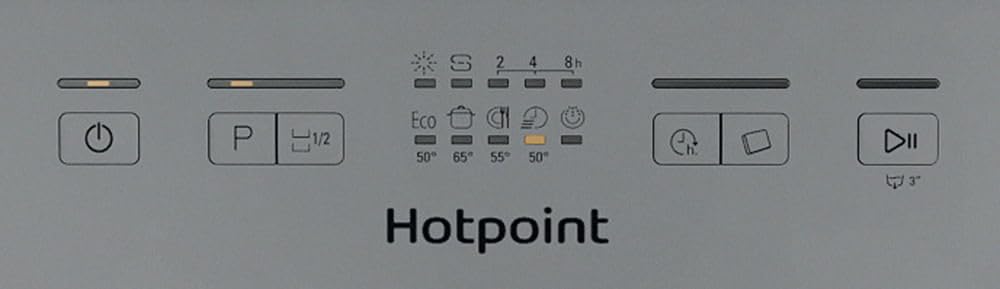 Hotpoint Ariston - Lavastoviglie 14 coperti, 60 cm, Inox [Classe efficienza energetica] - H2F HL626 X