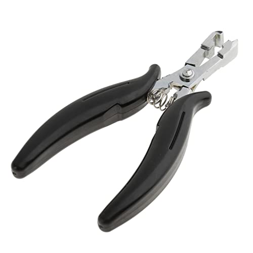 MagiDeal Haarverlängerung Zange für Bonding Extensions, Haarverlängerung Werkzeug Bondingzange Haarverlängerungen Microring Zange, Professionelles Zange für Extensions Tape Sealing