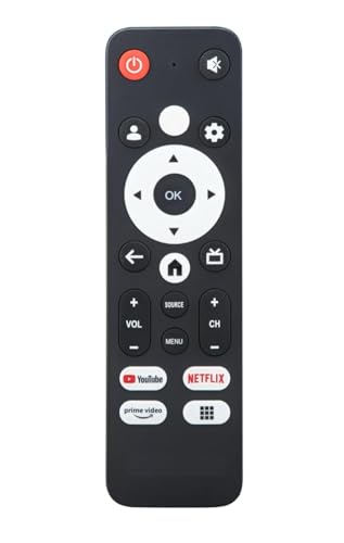 Image of Remote Compatible with ACER Smart LED /UHD 4K TV Remote Control Without Voice Command YouTube Netflix Hot Keys (Please Match The Image with Your Old R emote).