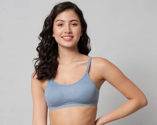 Image of Women's Cotton Non Padded Sports Gym Yoga Daily Workout Sports Bra Combo for Girl Pack of 6