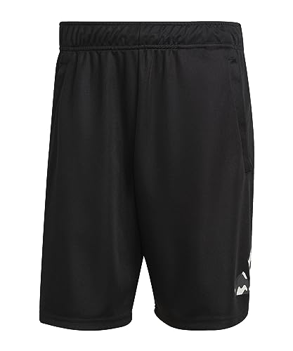 adidas, Essentials Seasonal, Kurze Hose, Schwarz-Weiss, L 7, Mann