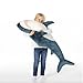 DongAi Plush Shark Toy Pillow, 31-inch Giant Shark Plush Animal Toy Super Soft and Cute Pillow Children’s Boys and Girls Room Decoration Bedtime Gift (80CM,Blue) (Blue)