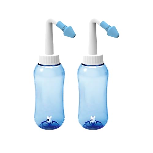 2 Piezas Botella Lavado Nasal 300ml, Botella De Irrigación Nasal, Limpiador De Lavado De Nariz, Para Adultos Y Niños Cuidado De Nariz
