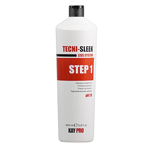 Kaypro Tecni-Sleek Liss System Step 1 Shampooing anti-frisottis pour cheveux rebelles