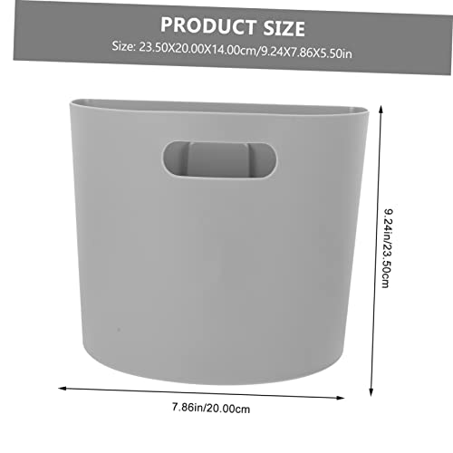 Caneca de basura compacta para colgar gris Garneck miniatura 2