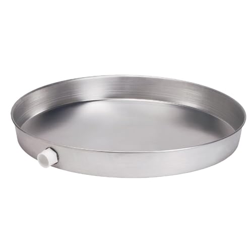 Oatey Aluminum 25 In. Water Heater Drain Pan with 1 In. PVC Fitting - 1 Each