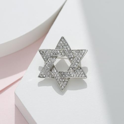 Hexagram Brooch for Men image 5