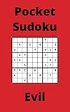  Red Pocket Sudoku Book, 9x9 Puzzles, 300 Pages, 5x8