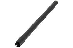 1.25 Exhaust Pipe: Straight Black Universal Exhaust Stack Pipe 1-1/4" x 24"