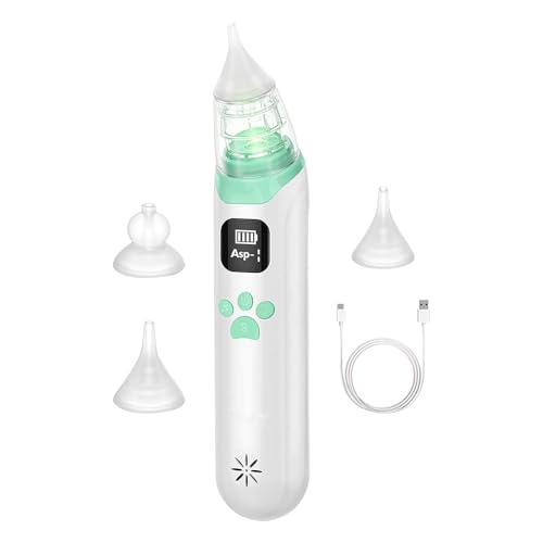 Limpiador de nariz para aspiradora Nash-Nasal para los más pequeños | Con 3 boquillas flexibles, una tapadera de succión nasal para niños, limpiador Morve con una presión anti-reflujo negativa co
