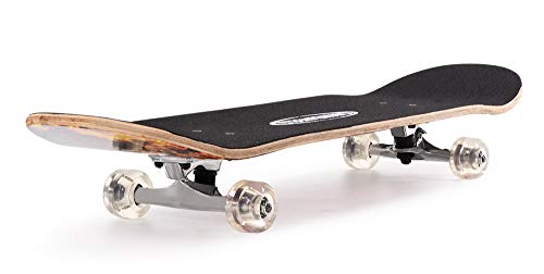 ChromeWheels 31 inch Skateboard Double Kick Skate Board Cruiser Longboard 8 Layer Maple Deck Skateboards for Kids and Beginners