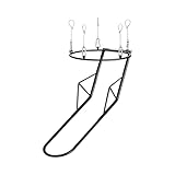 Basketball Hoop Return Attachment, Metal Training Net, Basketball Catcher, for Indoor, Door, Court, Backyard, School, Gym, Training, Teen, Student, Adult