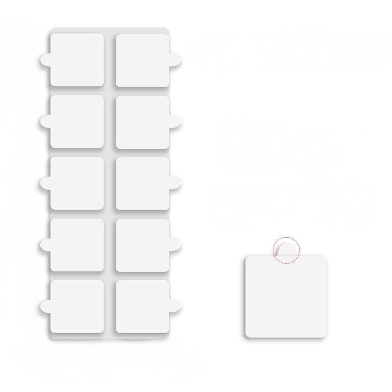 80 puntos adhesivos de doble cara, sin daños, cinta adhesiva para pared extraíble, masilla adhesiva para colgar cuadros, globos, manualidades de