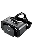 エレコム VRゴーグル 360度 目幅調整 ピント調整 メガネ対応 非球面光学レンズ採用 VRG-X03BK
