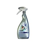 Cif Pro Formula Edelstahlreiniger für Theken und Küchen. Parfümfrei für Gastronomie und Lebensmittelbereiche, professionelle Formulierung, 6 x 750ml