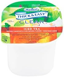 Thick & Easy Clear Thickened Iced Tea, Nectar Consistency, 4 Fl Oz (Pack of 24)