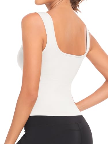 Sports Crop Tank Tops for Women Cropped Workout Tops Racerback Running Yoga Tanks Cotton Sleeveless Gym Shirts 3 Pack3