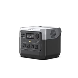 EF ECOFLOW Portable Power Station RIVER 2 Pro, 768Wh LiFePO4 Battery, 70 Min Fast Charging, 4X800W (X-Boost 1600W) AC Outlets, Solar Generator for Outdoor Camping/RVs/Home Use Black