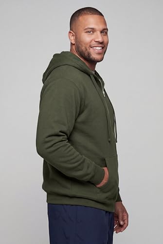 Image of KingSize Men's Big & Tall Fleece Zip-front Hoodie Jacket