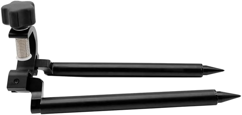 Mini Prism Pole Survey Bipod for GNSS GPS Black Black Mini Survey Bipod Mini Prism Pole Surveying Bipod with 30cm & 60cm Poles Easy Setup