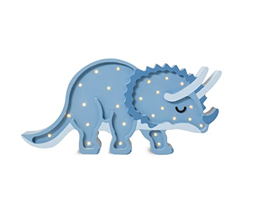 Lampe Little Lights Dino Triceratops applique veilleuse enfant bois