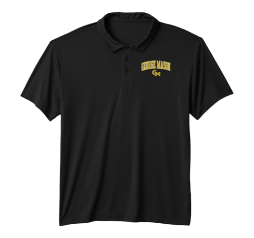 George Mason Patriots Arch Over Officially Licensed Performance Polo Shirt