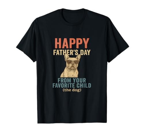 Papa -Dad Dog- Bouledogue français T-Shirt