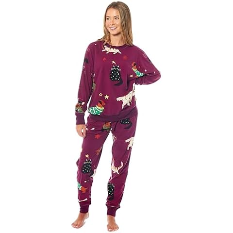 Daisy Dreamer Women's Printed Fleece Pyjama Set Cover