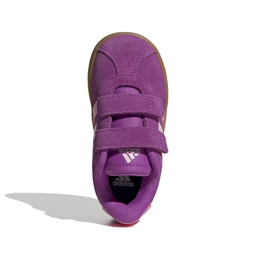 Image of adidas Boys Vl Court 3.0 Slip On Sneakers Shoes Casual - Pink, White