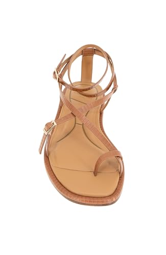 Kenneth Cole New York Women's Paros Flat Sandal, TAN, 82