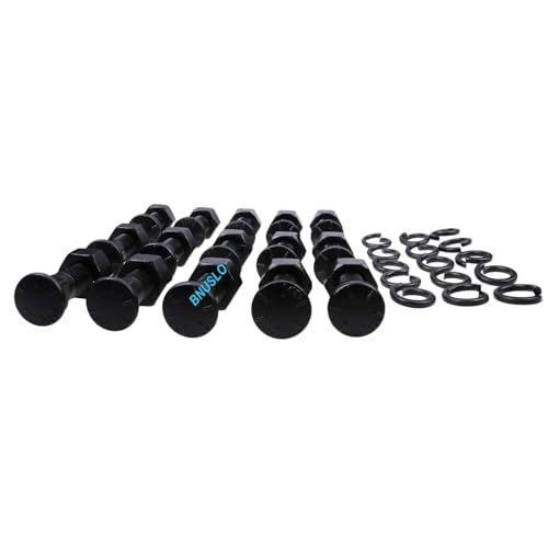 Image of 15 Plow Bolt Nut Washer Blades Cutting Edge 3 /4 10X2 1 /2 Grade 8 Dome Head 5J4773 2J3506 5P8248