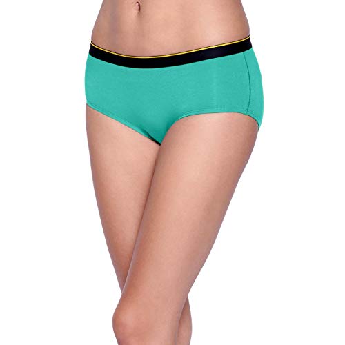 Image of Bummer Plain Solid Hipster Panties for Women | Antibacterial Underwear 3X Softer & Breathable Than Cotton for Ladies | Full Hip Coverage Innerwear | Bold Long Lasting Stylish Undergarments | Pack Of 1