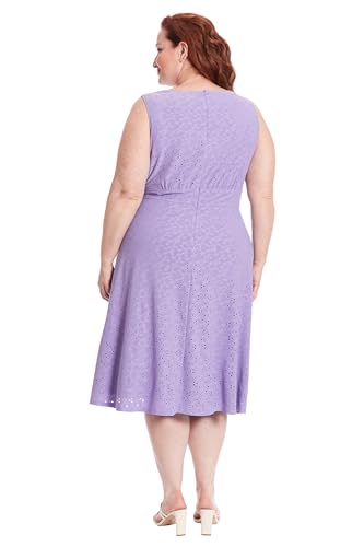 Image of London Times Women's Dresses Inset Waist Midi Dress Career Office Occasion Guest of