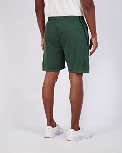 Image of Real Essentials 4 Pack: Men's 7 inch Athletic Running Quick Dry Mesh Shorts with Zipper Pockets (Available in Big & Tall)
