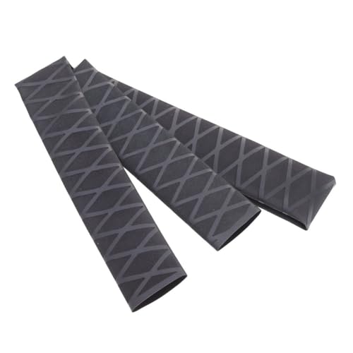MAGICLULU Manchon de Poignée Anti-statique Gaine Thermorétractable Antidérapant en Pe Noir Protectrice et Étanche pour Accessoires de Pêche, pour Canne à Pêche