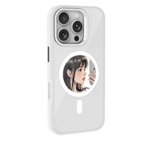 MagSafe�Ή� E-Ink�X�}�z�P�[�X NFC�@�\�t���X�}�[�g�t�H���P�[�X 480x800 4�F�C���N�X�N���[���[�d�s�v �ʐ^��e�L�X�g�����R�ɃJ�X�^�}�C�Y DIY�X�N���[��iphone�P�[�X e-ink iPhone 15 iPhone16 pro/