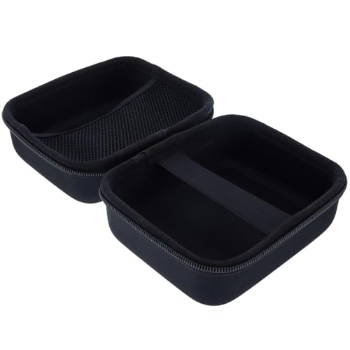 foto-kontor Tasche kompatibel mit DYMO Letratag 200B Etikettendrucker Schutzhülle Aufbewahrung Hülle Wasserabweisend Transporttasche mit Netzfach für Zubehör Schwarz