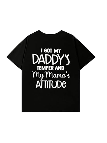 SOLY HUX Girl's Letter Print Graphic Tees Short Sleeve Crew Neck T Shirt Summer Tops Streetwear4