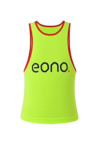 Eono Essentials - Peto de entrenamiento para niño (verde, 12 años)