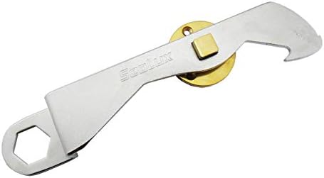 SeaLux Marine Stainless Steel Propeller Wrench and Lock for tab washers fit for 1-1/16" Hex Prop Nut
